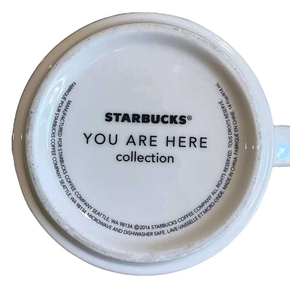 Starbucks Coffee Mug Philadelphia You Are Here Collection